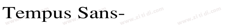 Tempus Sans字体转换